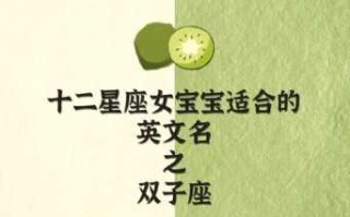 双子座的英文名字是什么