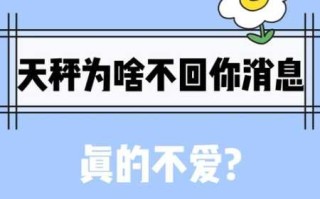 天秤男看到消息都不回什么意思