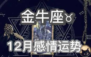 金牛座2020年12月感情运势完整版