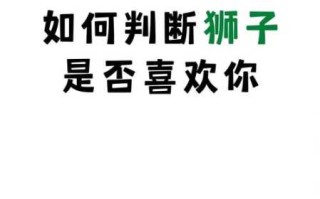 怎么确定狮子男是不是喜欢你