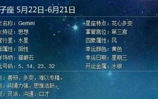 双子座的幸运数字和幸运颜色是