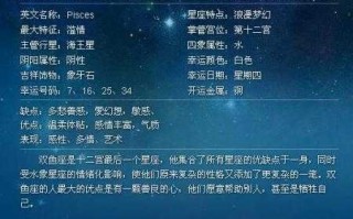 双鱼座的前面是什么星座?