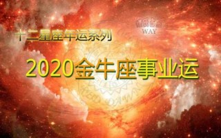 金牛座2020年事业运势