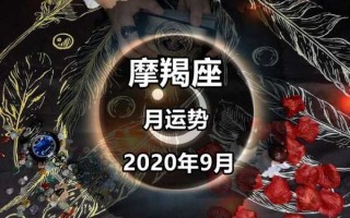 2020年摩羯座感情运