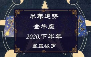 金牛座2020年下半年运势