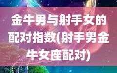 金牛座和射手座配吗解释一下