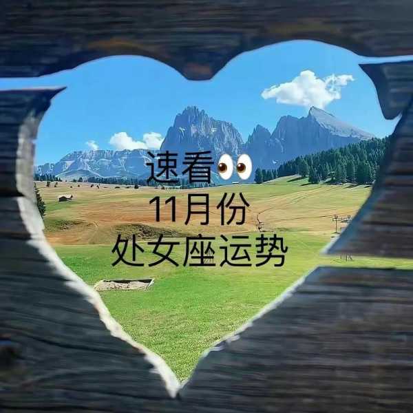 处女座2021年11月份的运势