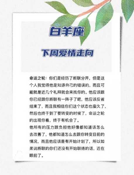 白羊座男子爱情剖析图