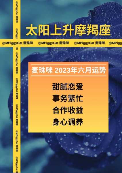 摩羯座2020年6月份运势及运程