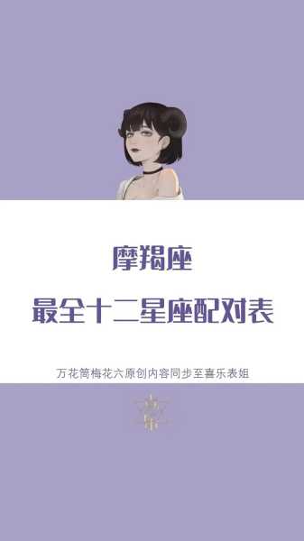 摩羯座不配什么星座女生