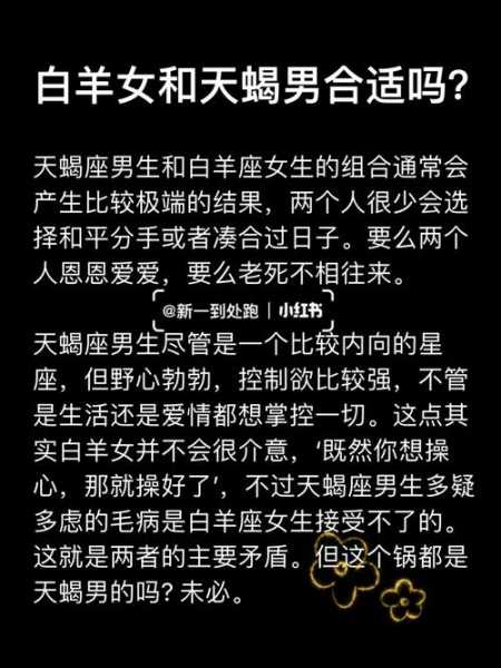 白羊男和天蝎女相配是多少指数